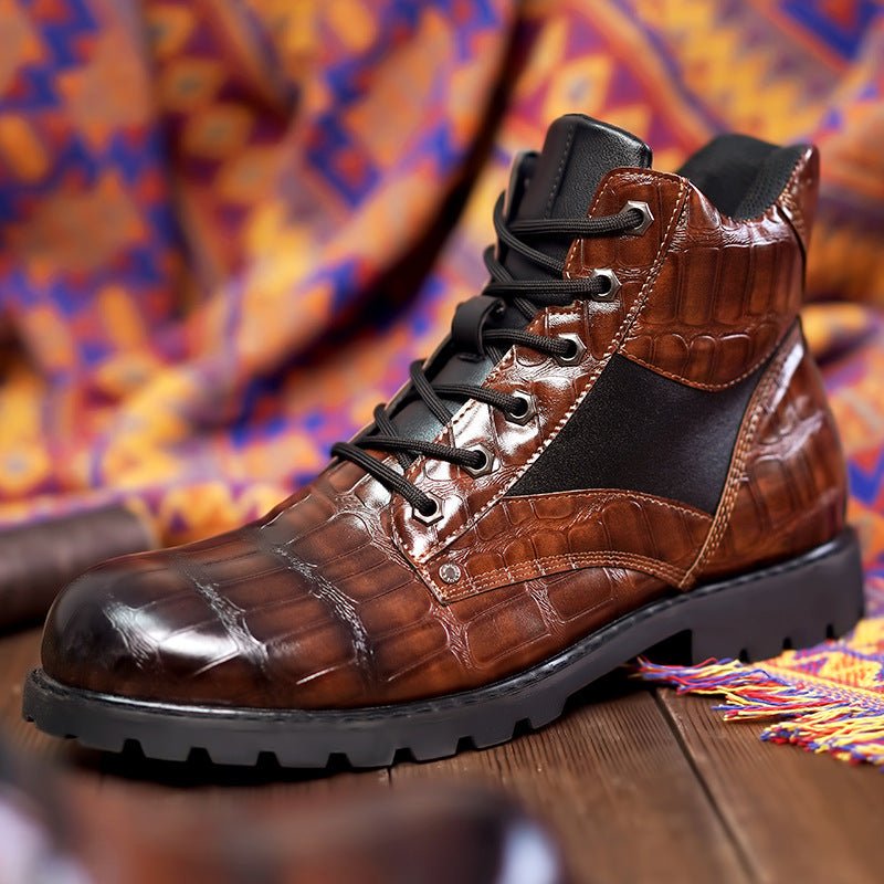 Men's Leather Ankle Boots