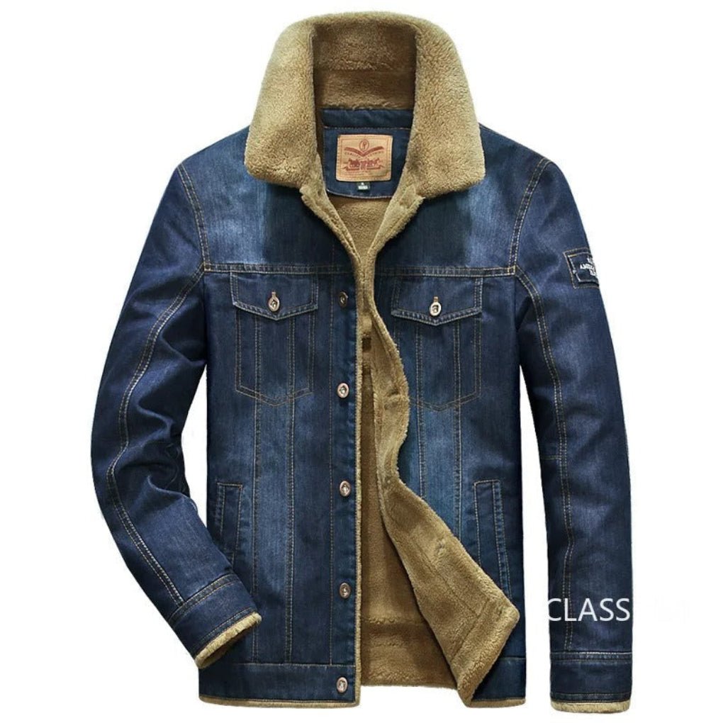 Men's Denim Trucker Jacket - Blue