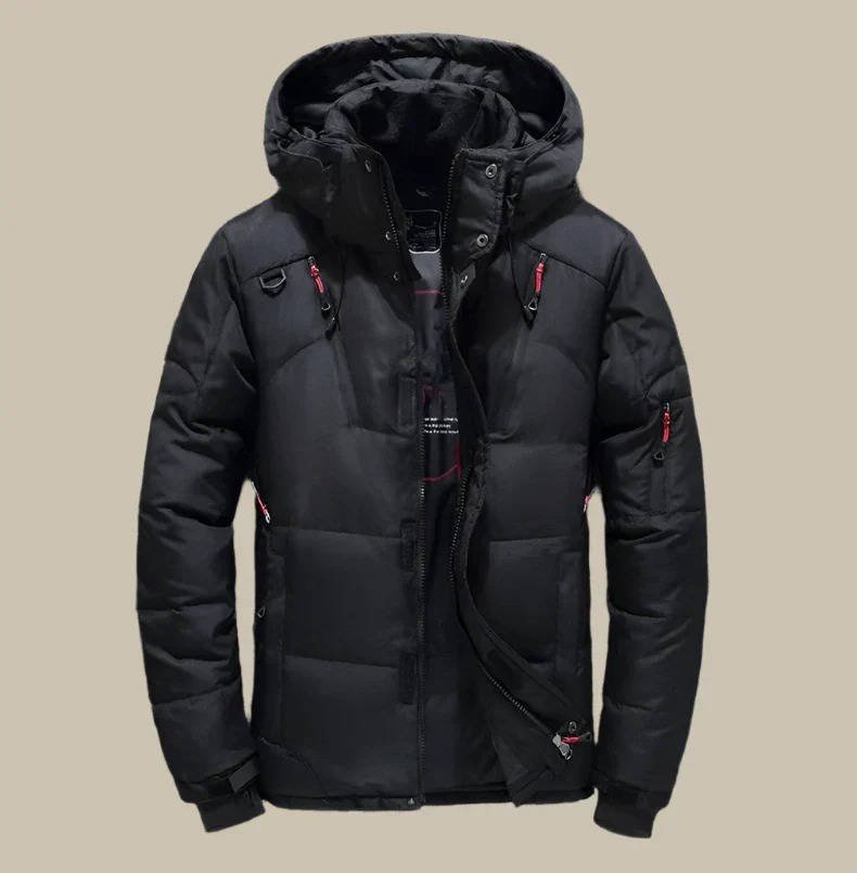 Men's Puffer Jacket - Black