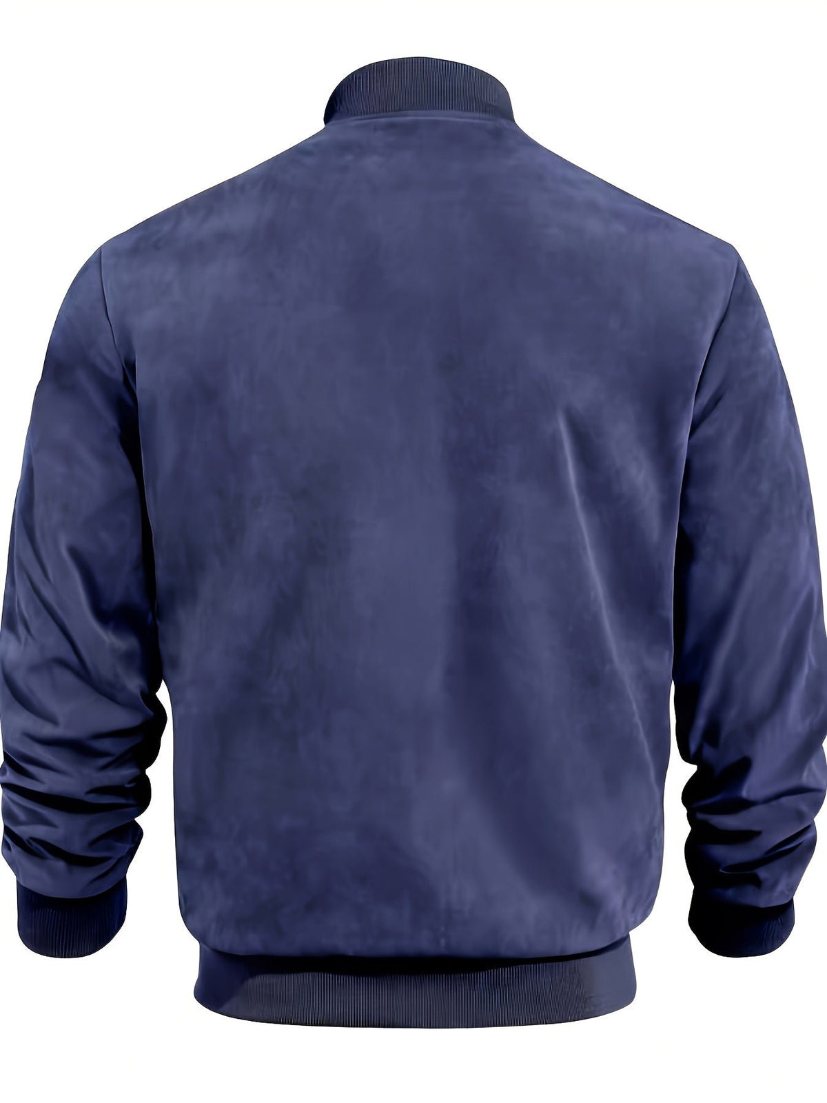 Men's Suede Bomber Jacket