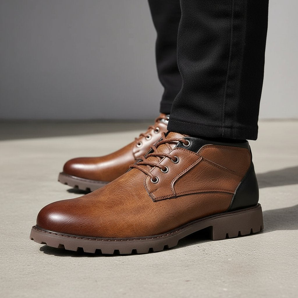 Men's Leather Chukka Boots