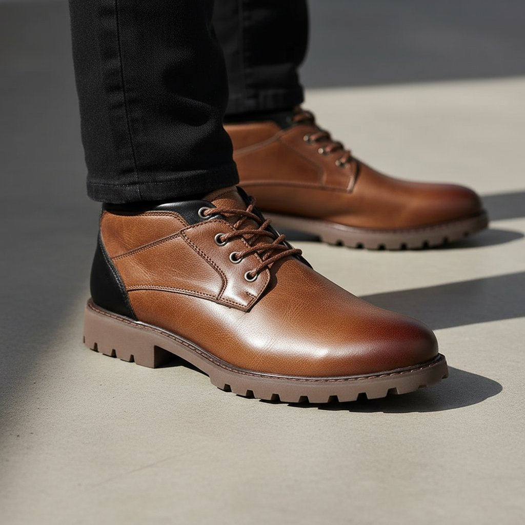 Men's Leather Chukka Boots