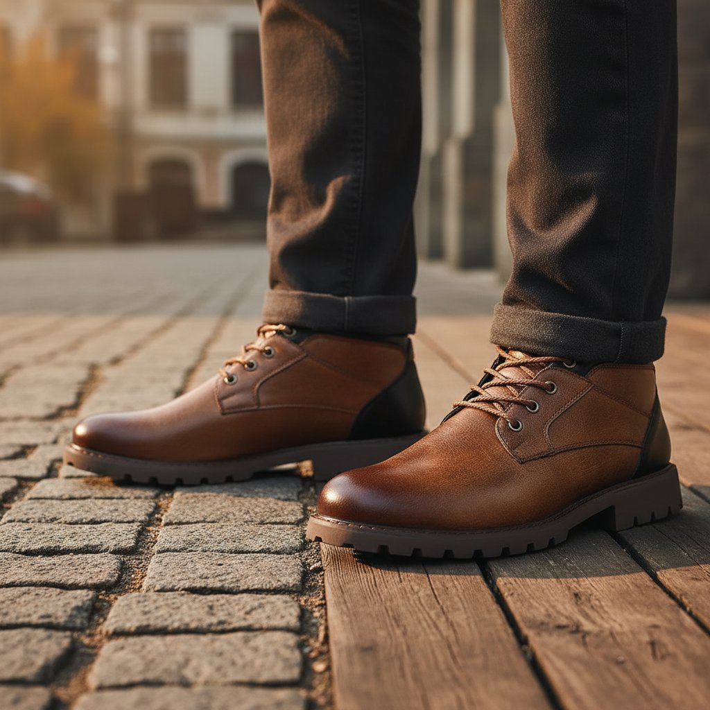 Men's Leather Chukka Boots