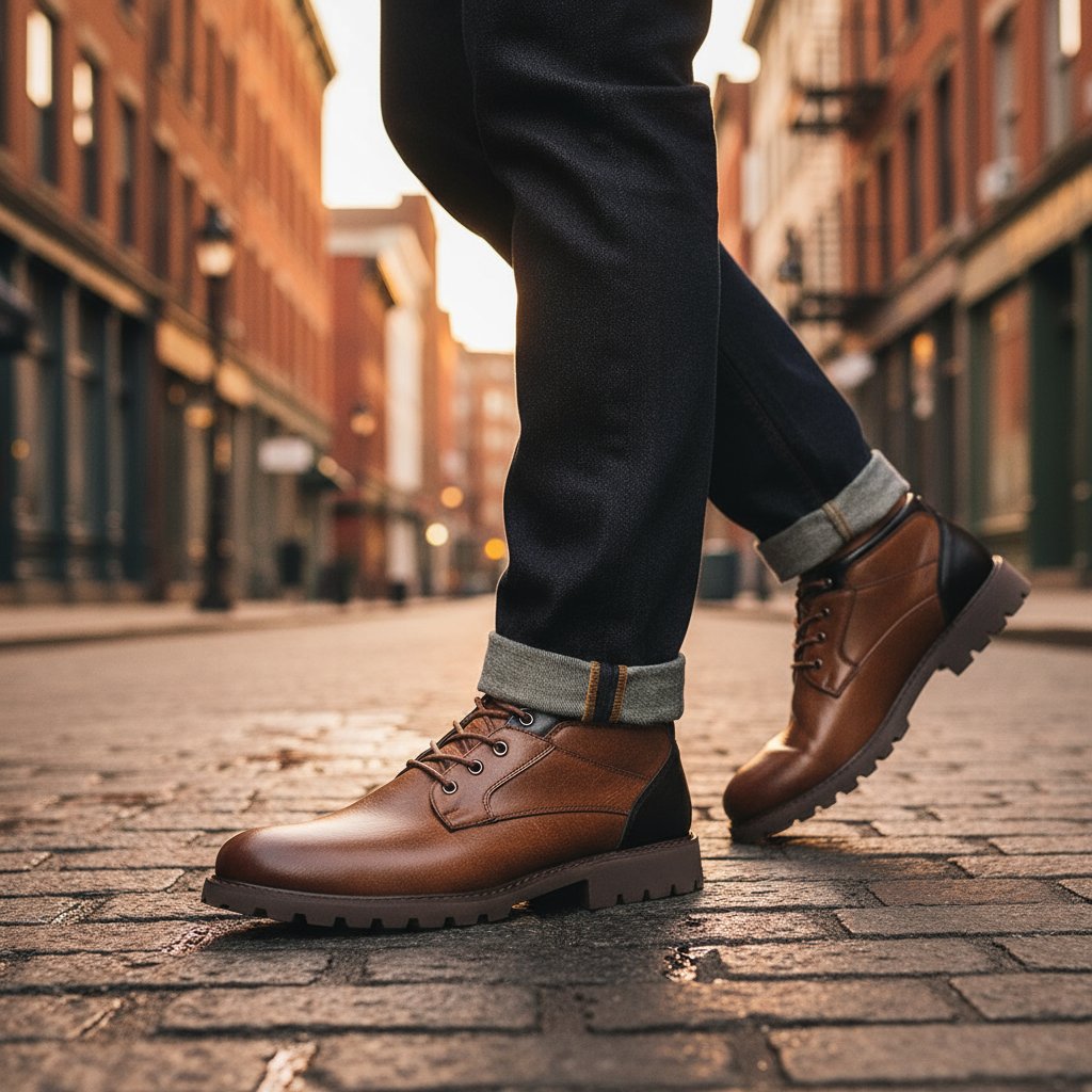 Men's Leather Chukka Boots