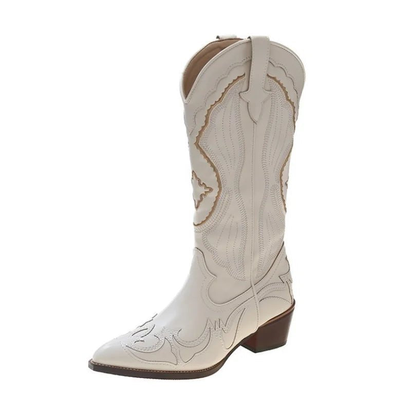 Women's Western Cowboy Ankle Boots