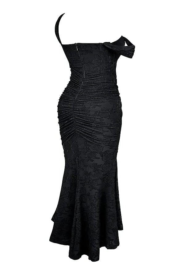 Women's Floral Bodycon Square Neck Dress