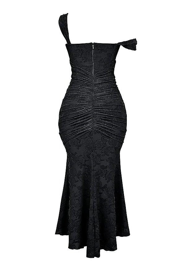 Women's Floral Bodycon Square Neck Dress