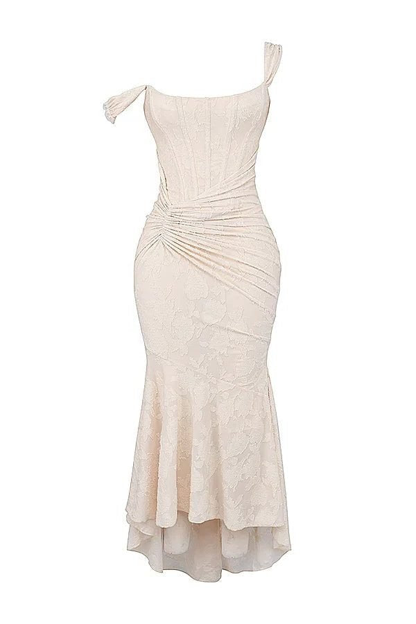 Women's Floral Bodycon Square Neck Dress