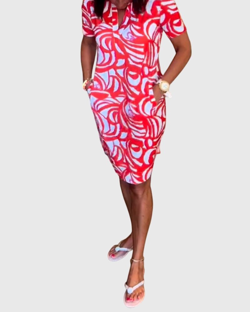 Women's Knit Shift Dress