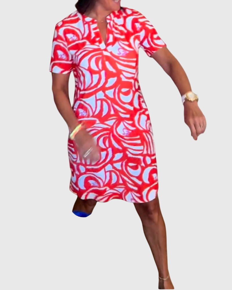 Women's Knit Shift Dress