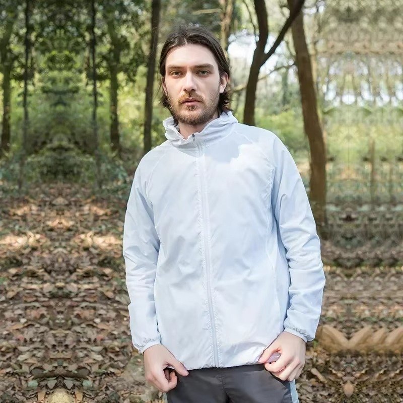 Men's Packable Hooded Windbreaker