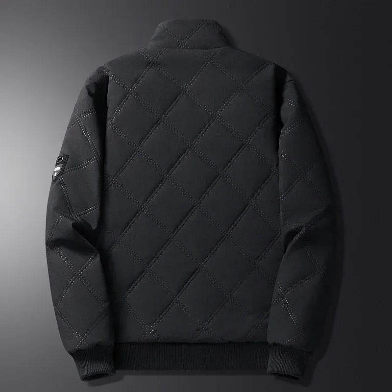Men's Quilted Bomber Jacket