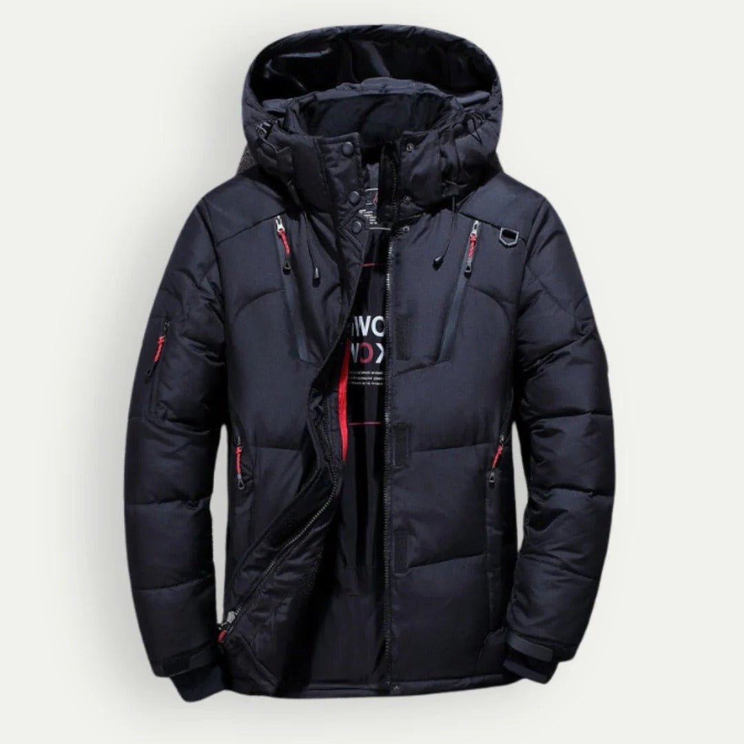 Men's Puffer Jacket - Black