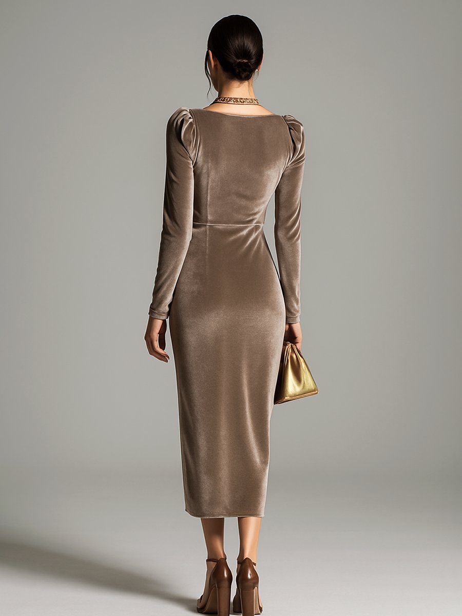 Women's Midi Bodycon Dress