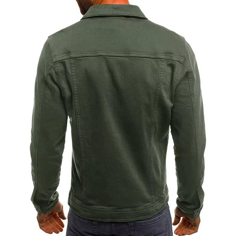 Men's Slim Fit Denim Trucker Jacket
