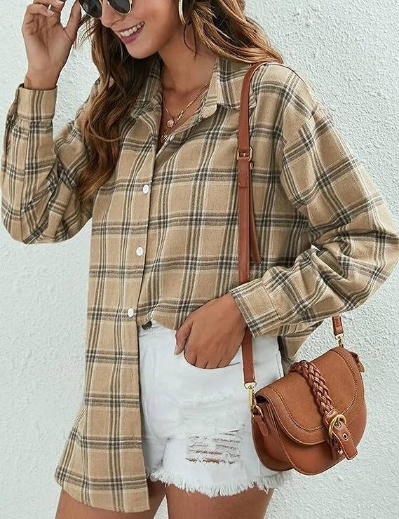 Women's Plaid Flannel Shacket