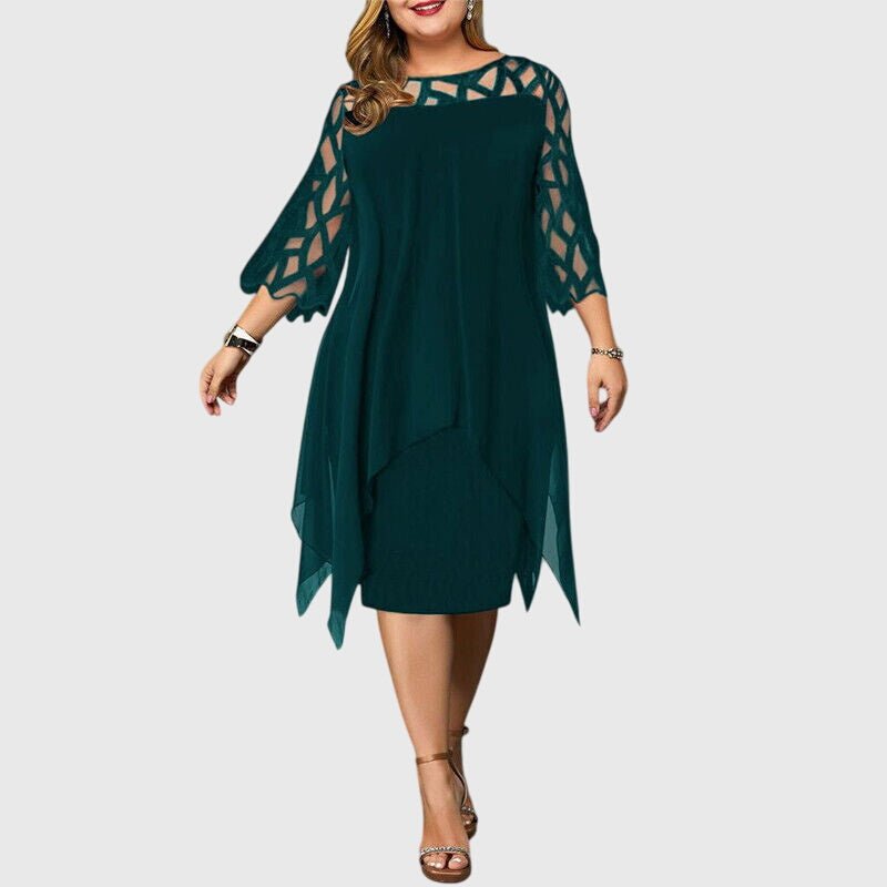 Women's Chiffon Cocktail Dress - Green (Almost sold out)