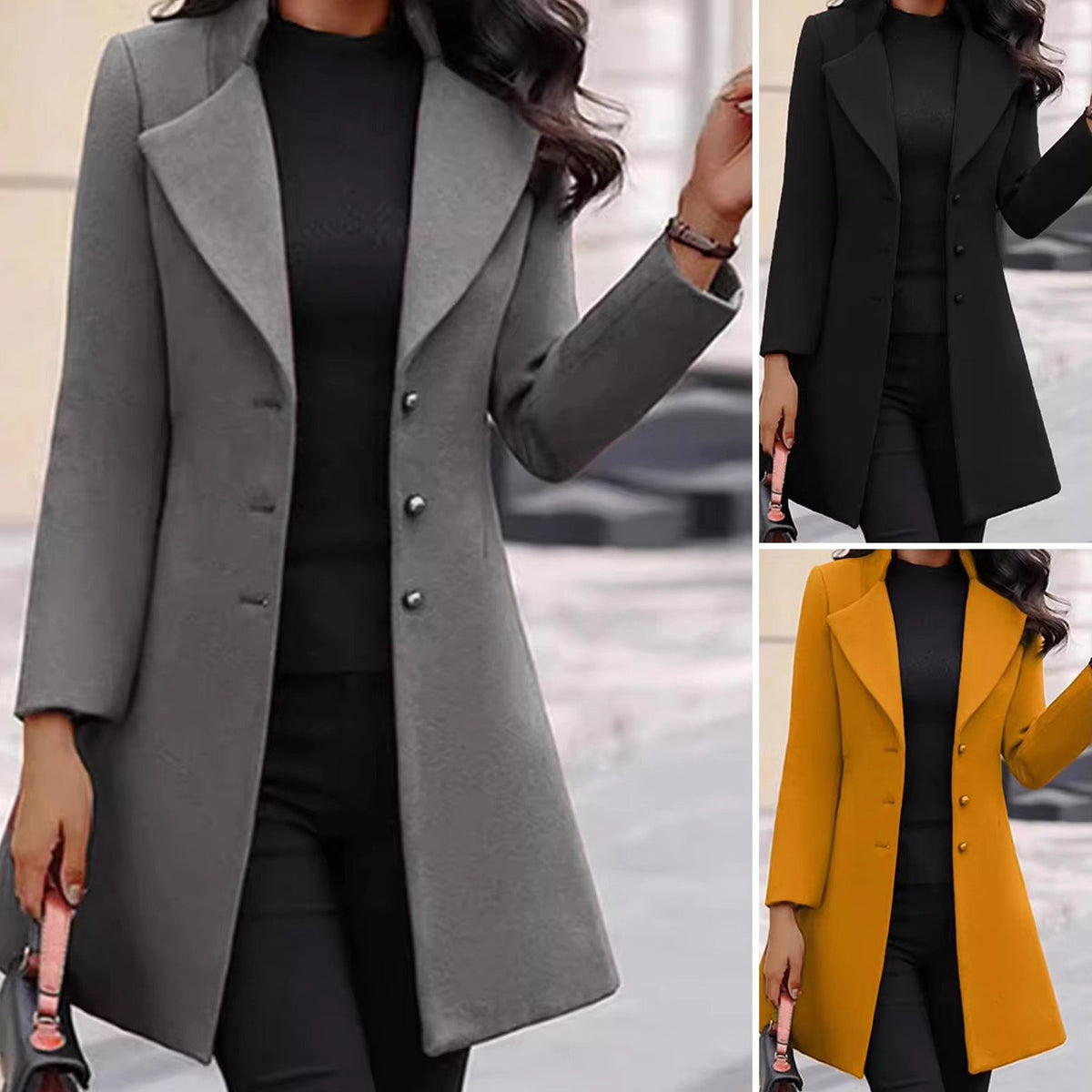 Women's Slim Wool Coat
