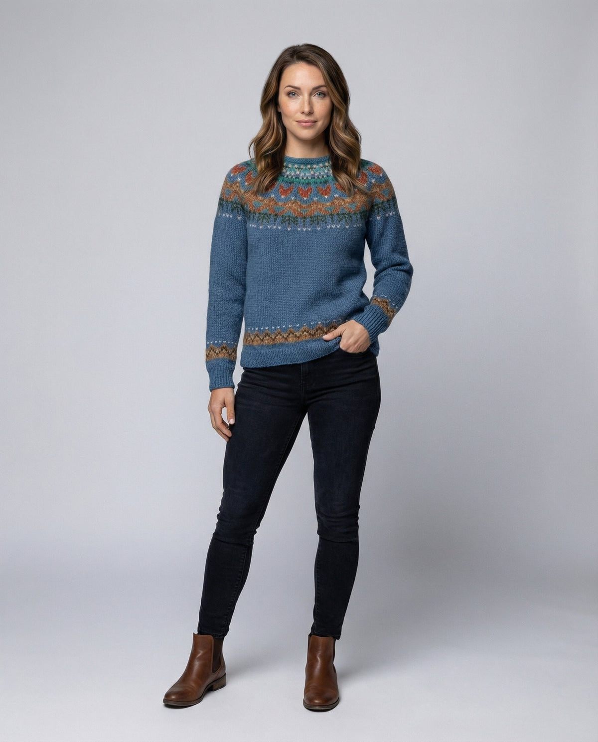 Women's Fair Isle Crewneck Jumper