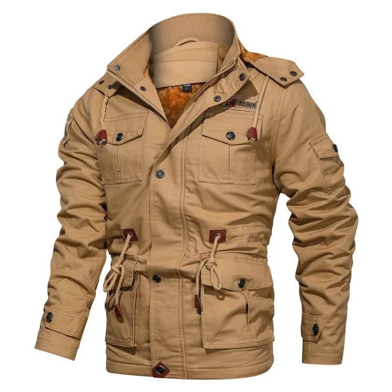Men's Fleece-Lined Cargo Jacket