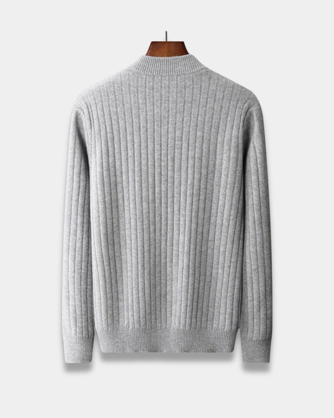 Men's Wool Zip Cardigan