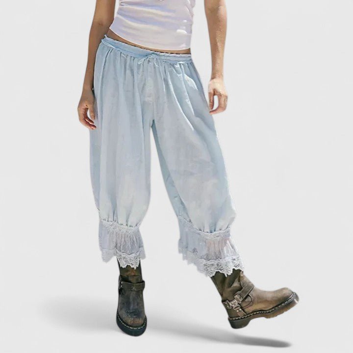 Women's Bloomer Trousers - Gray Blue