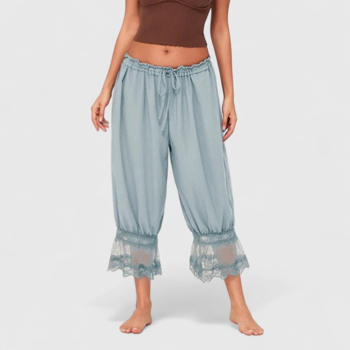 Women's Bloomer Trousers - Light Blue