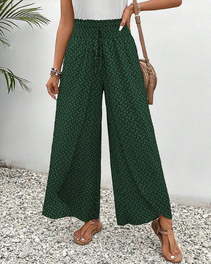 Women's High-Waisted Wide-Leg Palazzo Trousers
