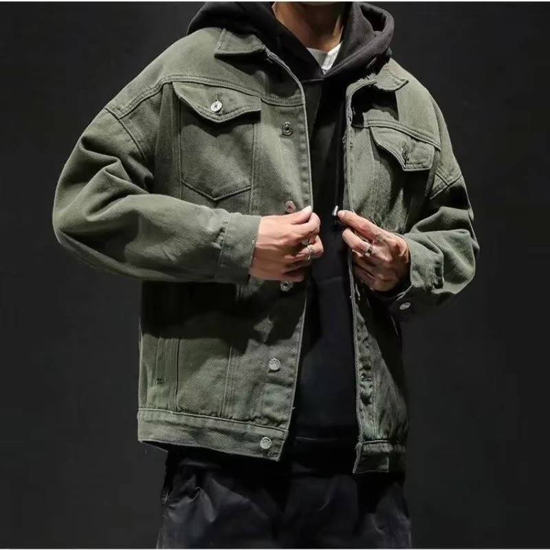 Men's Oversized Denim Trucker Jacket