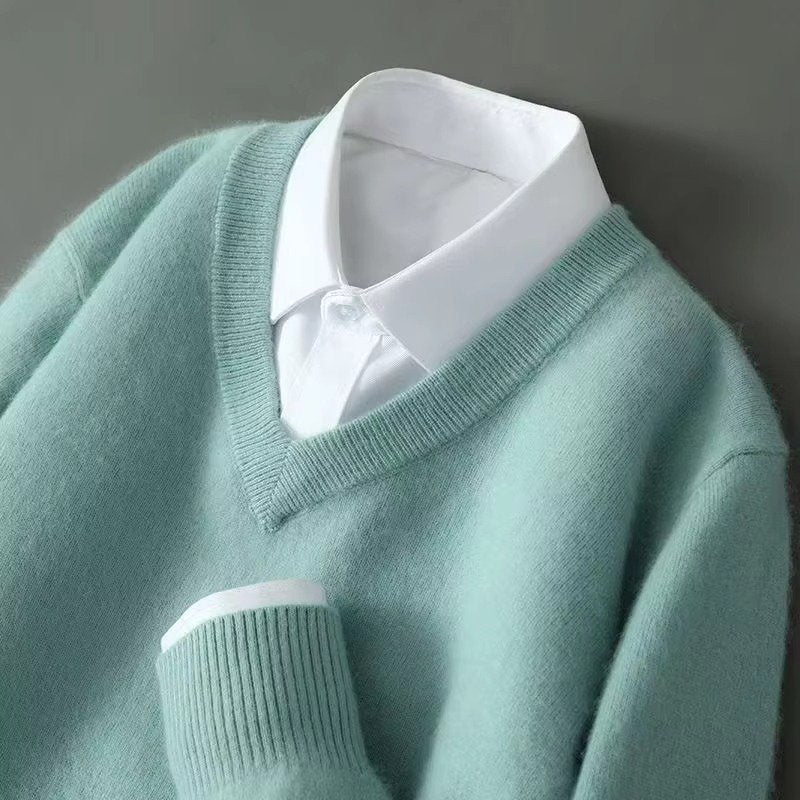 Men's V-Neck Jumper