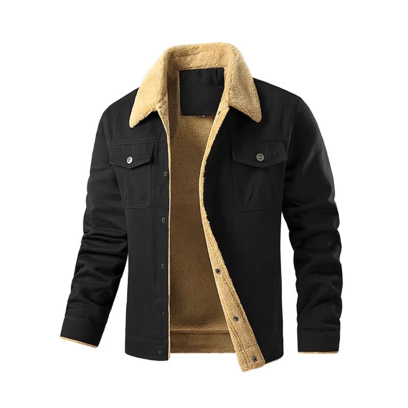 Men's Sherpa-Lined Trucker Jacket