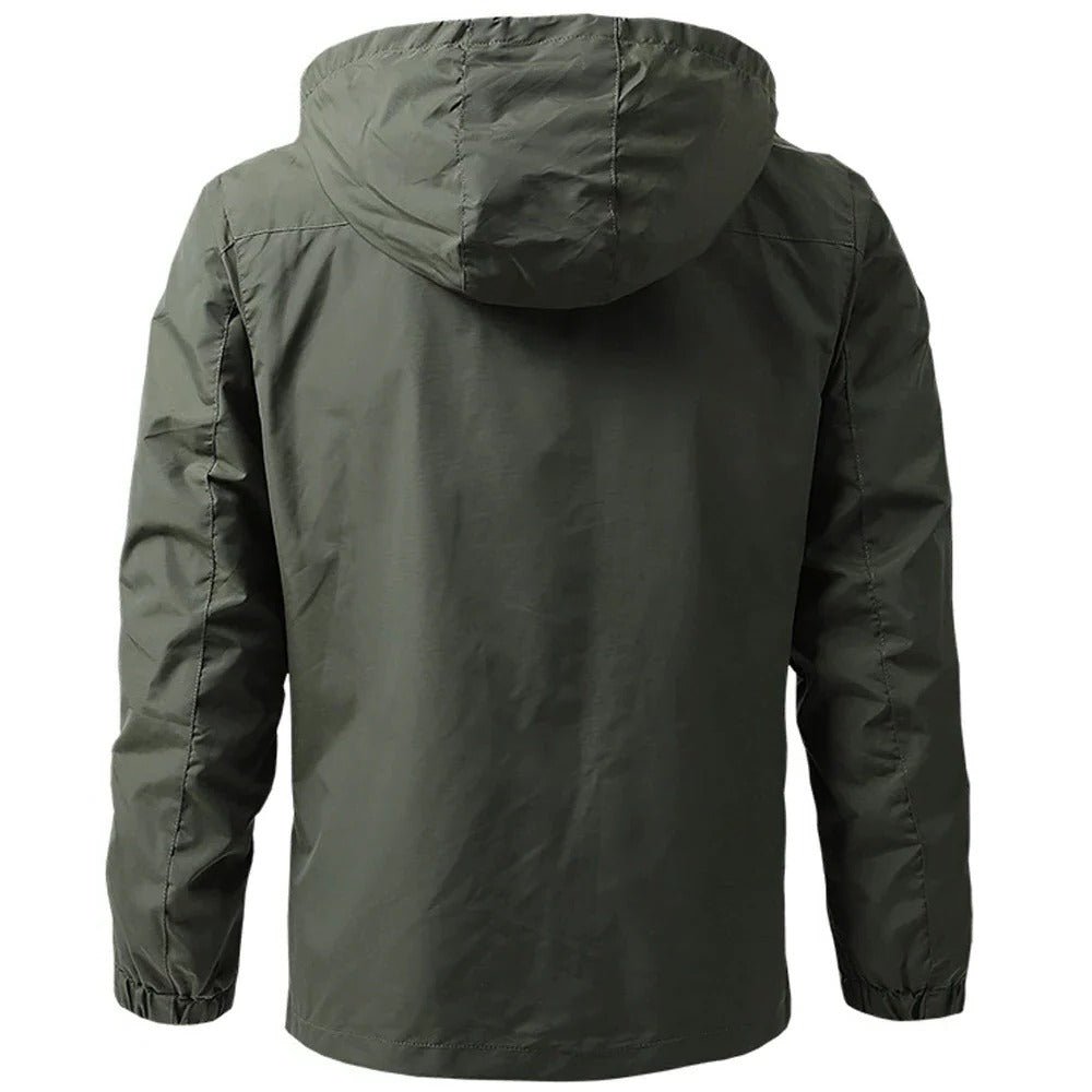Men's Hooded Windbreaker Jacket