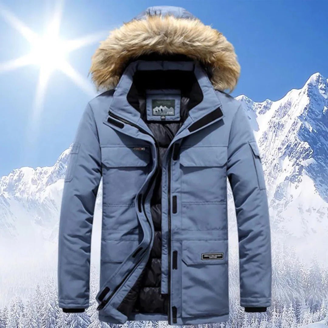 Men's Parka Jacket - Blue