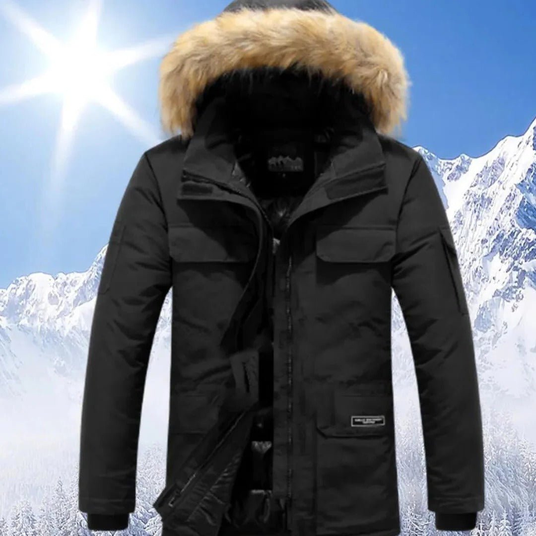 Men's Parka Jacket - Black