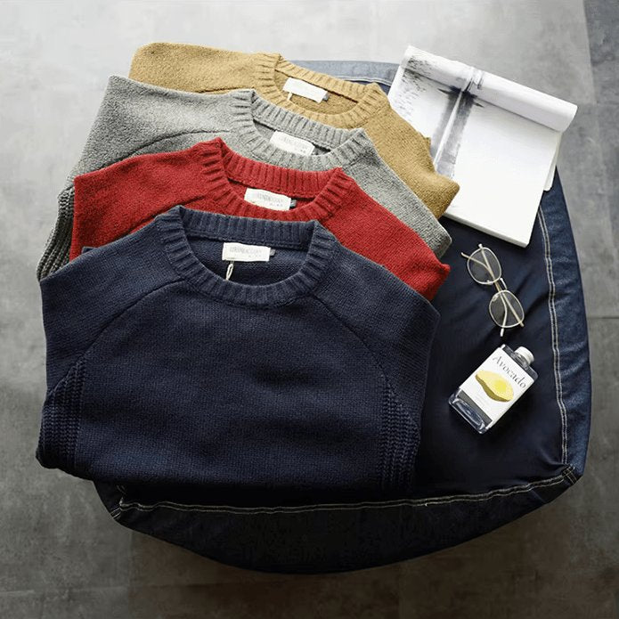Men's Oversized Wool Crewneck Jumper