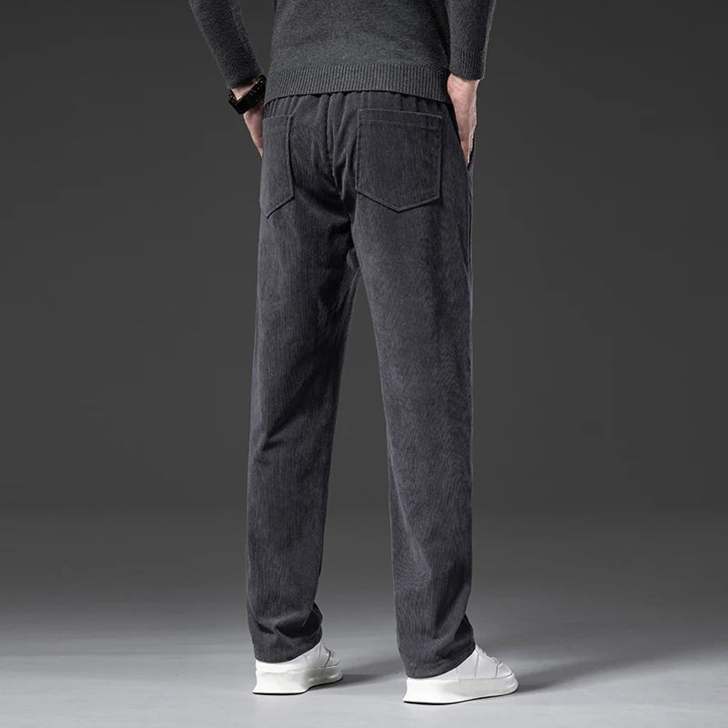 Men's Straight Corduroy Trousers
