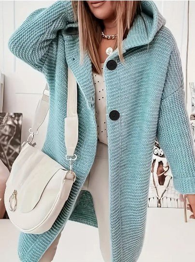 Women's Oversized Cardigan - Light Blue