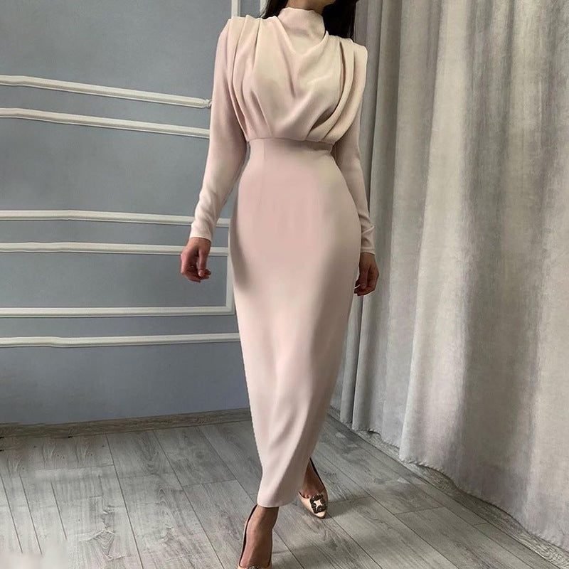 Women's Satin Bodycon Cocktail Dress
