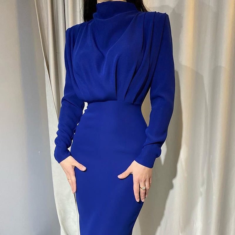 Women's Satin Bodycon Cocktail Dress