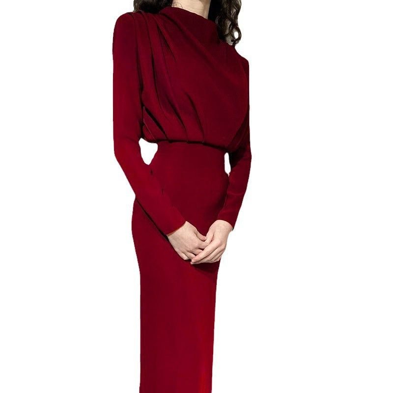 Women's Satin Bodycon Cocktail Dress