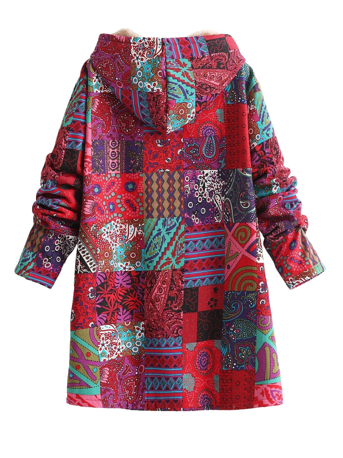 Women's Hooded Longline Wool Coat