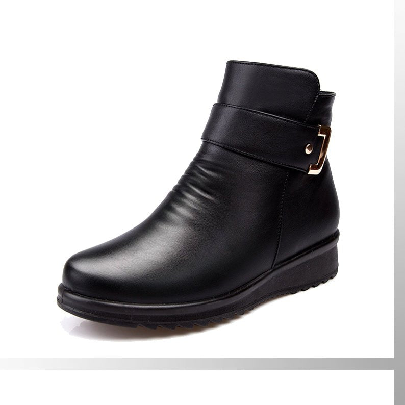 Women's Faux Leather Ankle Boots