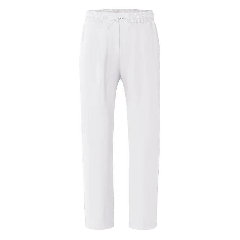Men's Straight-Leg Drawstring Trousers