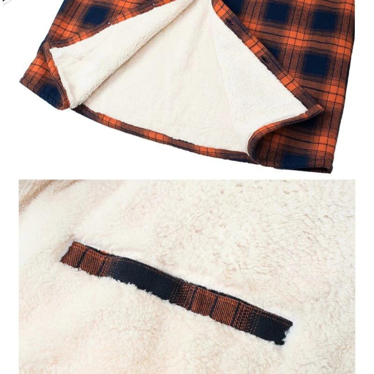 Men's Plaid Shirt Jacket