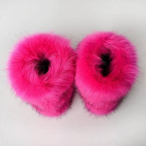 Women's Faux Fur Mid-Calf Ankle Boots