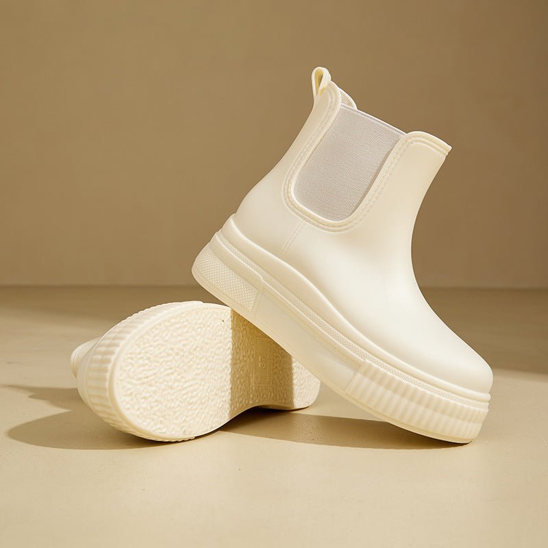 Women's Platform Chelsea Rain Boots