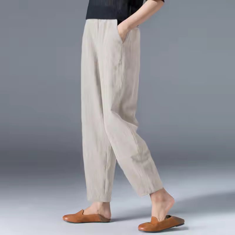 Women's Cropped Harem Trousers