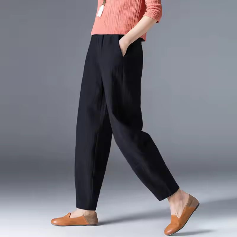 Women's Cropped Harem Trousers