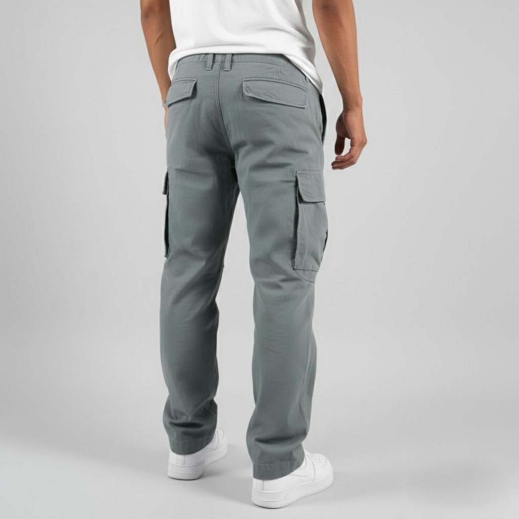 Men's Straight Fit Cargo Trousers