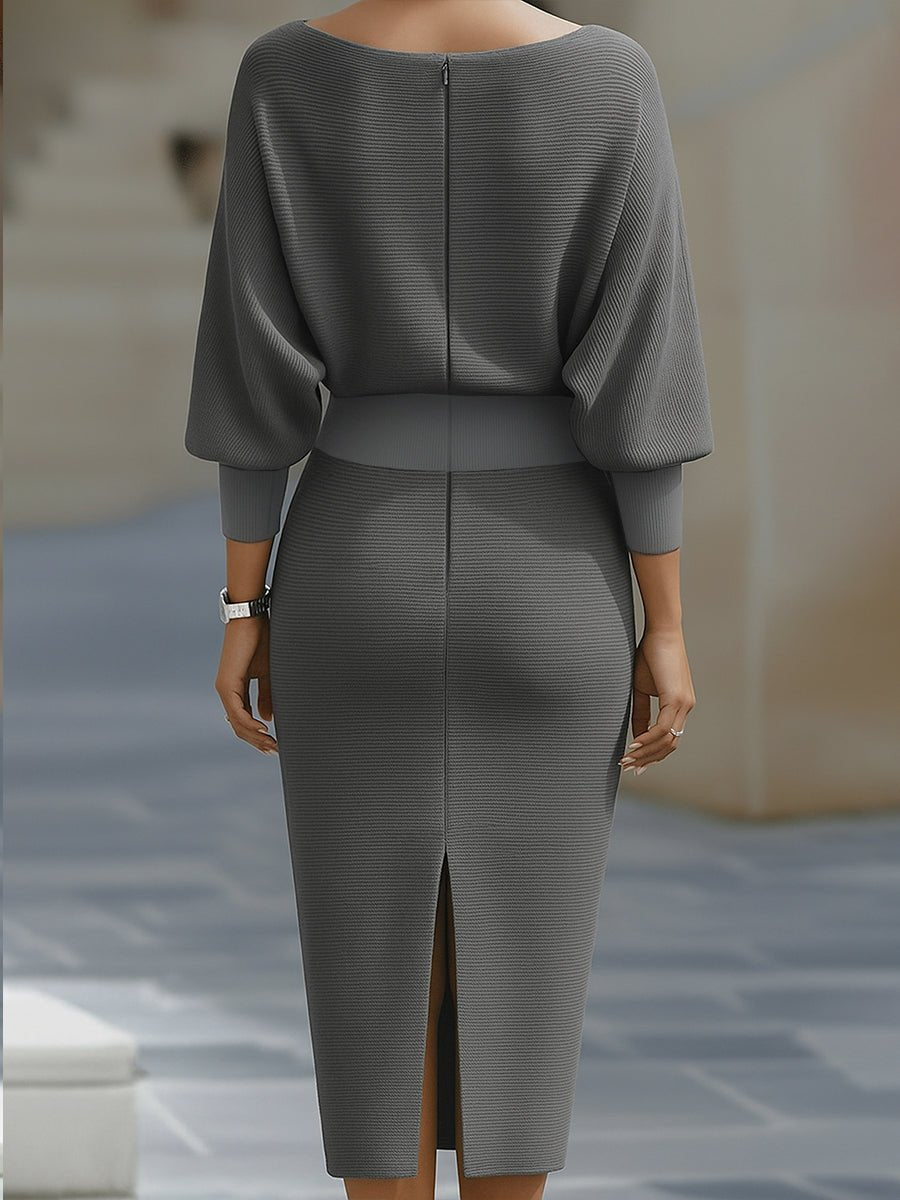 Women's Bodycon Knit Midi Dress